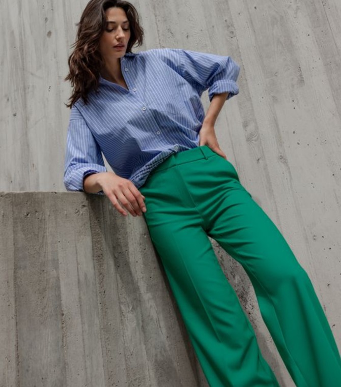 Green pants – how to wear a fashion trend in the 2024-2025 season 7