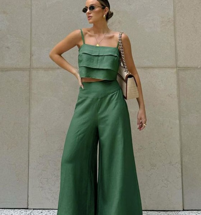 Green pants – how to wear a fashion trend in the 2024-2025 season 10