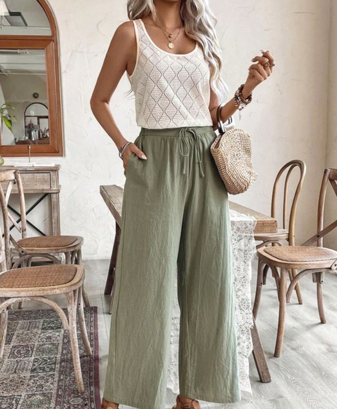 Green pants – how to wear a fashion trend in the 2024-2025 season 1