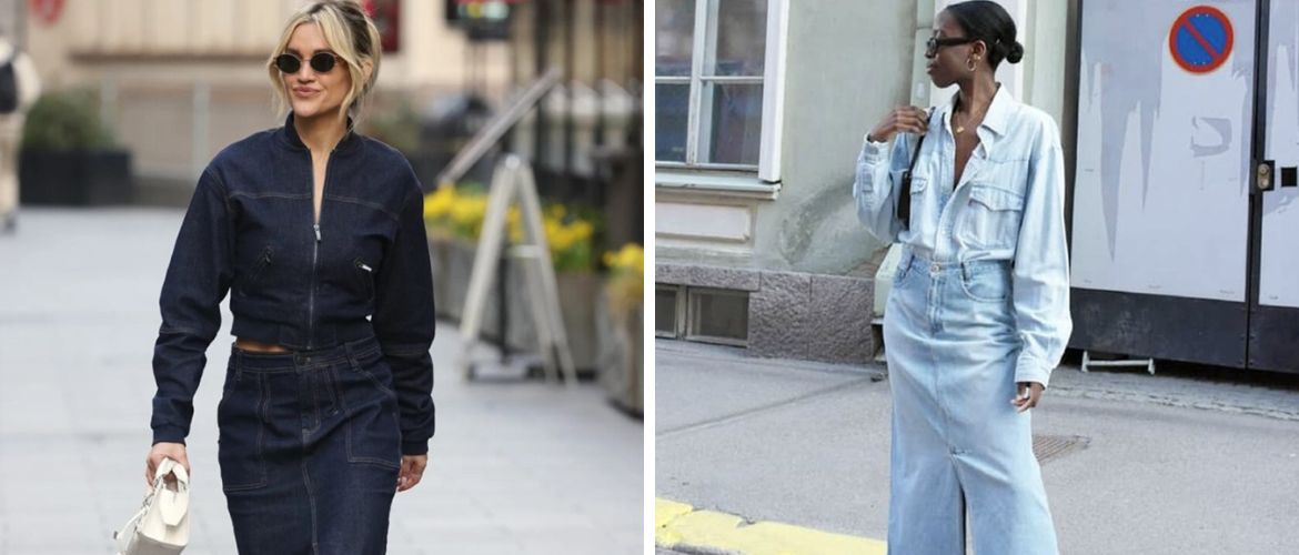 Denim total look: the main microtrend of autumn 2024