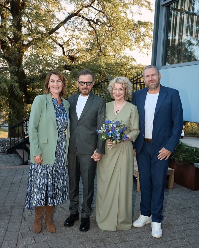 ABBA lead singer Björn Ulvaeus got married and showed his beloved 2