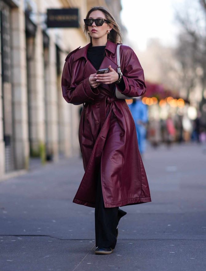 How to Wear Deep Burgundy in Street Style Looks – The Hottest Color of Fall 2024 8