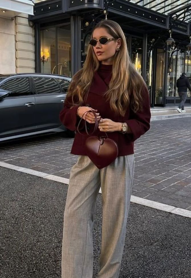 How to Wear Deep Burgundy in Street Style Looks – The Hottest Color of Fall 2024 6