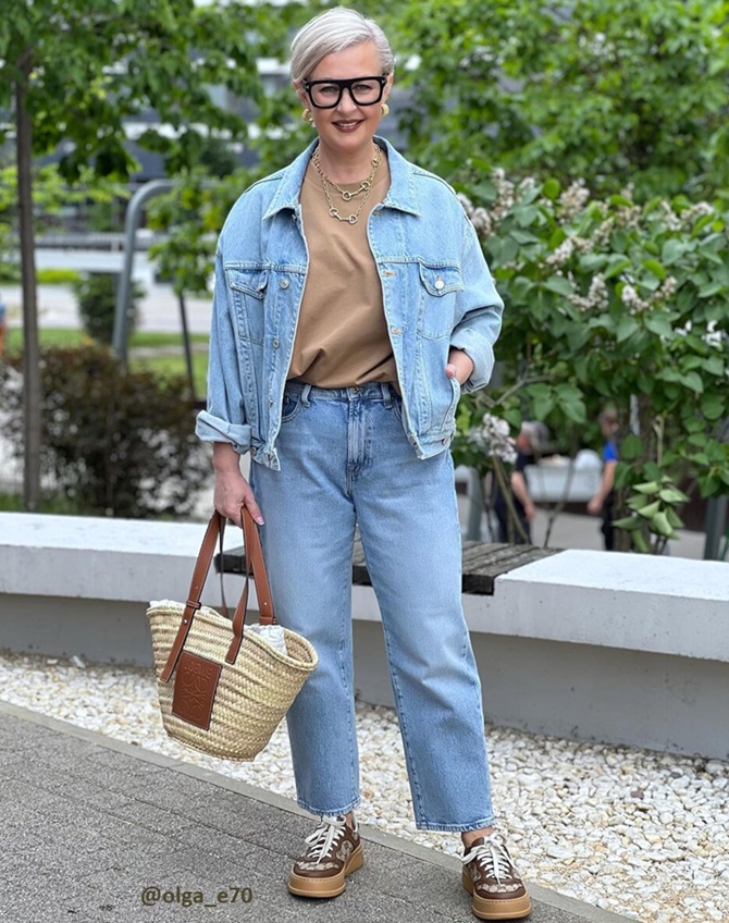 Denim total look: the main microtrend of autumn 2024 3