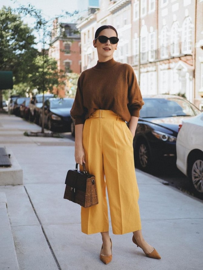 Fashionable trousers for creating a stylish autumn look 15