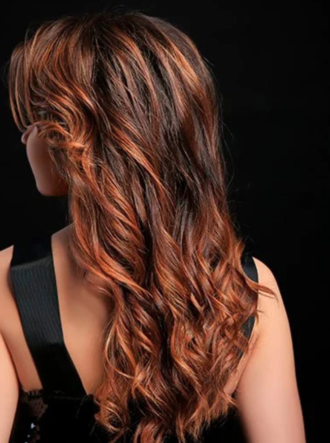 Stylish hair coloring for brunettes for fall 2024 11