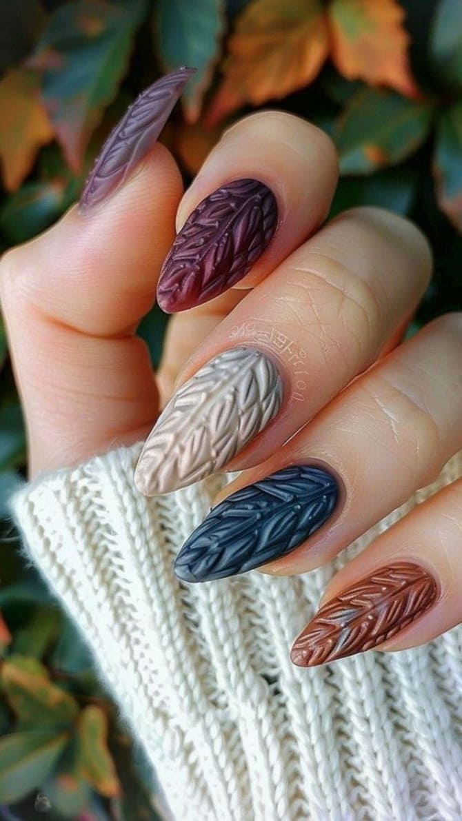 Main trends in autumn manicure 2024 25