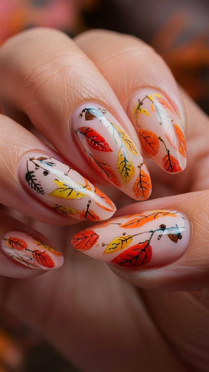 Main trends in autumn manicure 2024 29