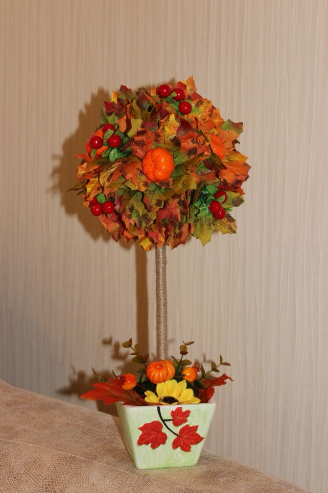 Autumn Topiary: Creating Atmospheric Home Decor 3