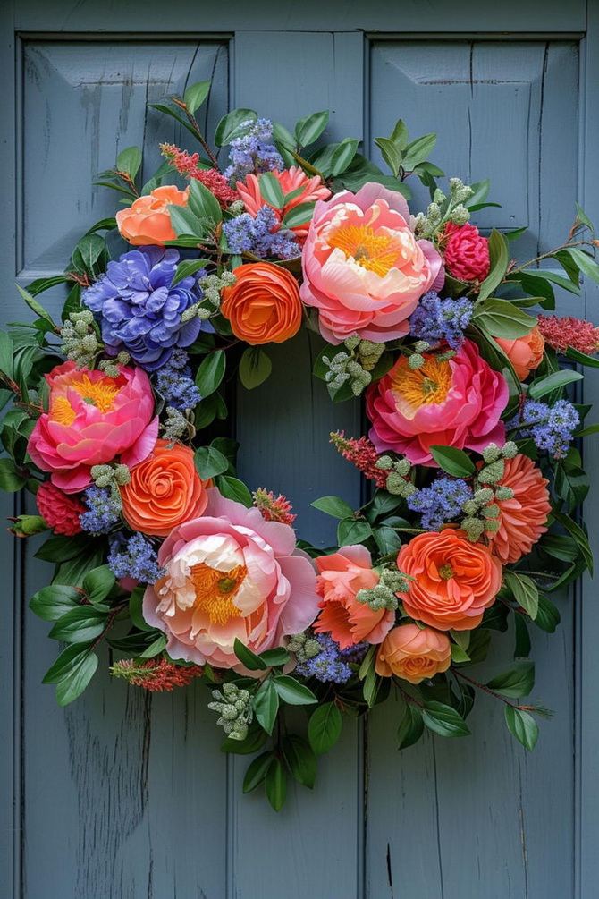 DIY Autumn Door Wreath: Master Class on Creating an Original Decoration 41