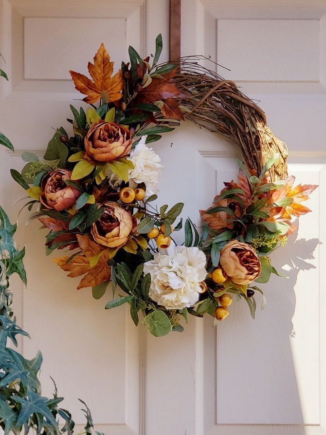 DIY Autumn Door Wreath: Master Class on Creating an Original Decoration 42