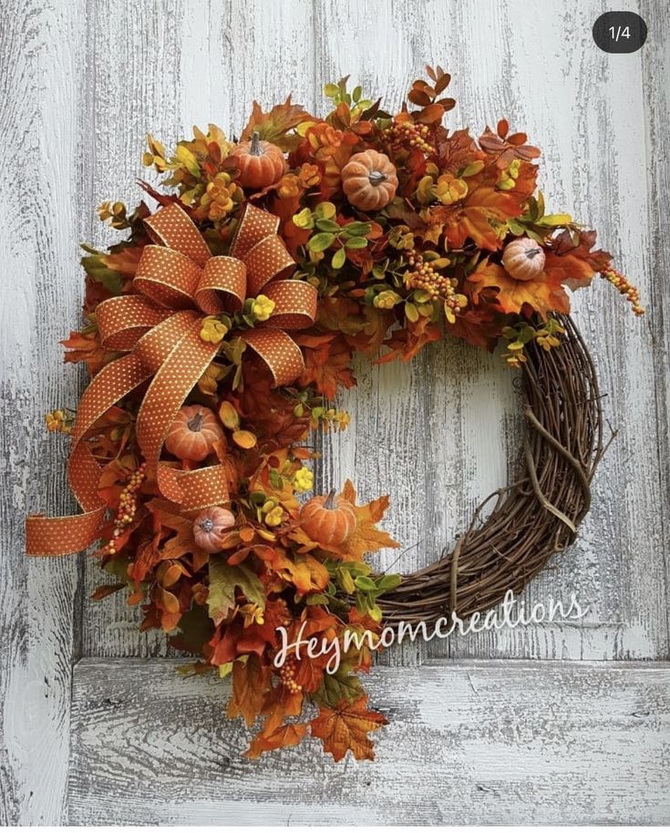 DIY Autumn Door Wreath: Master Class on Creating an Original Decoration 25