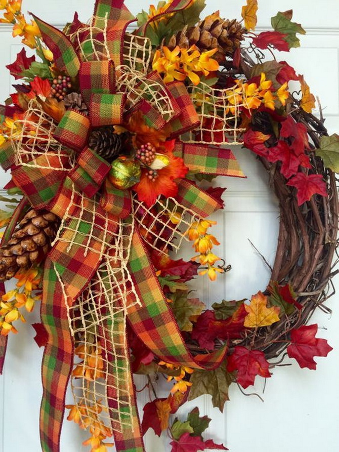 DIY Autumn Door Wreath: Master Class on Creating an Original Decoration 27