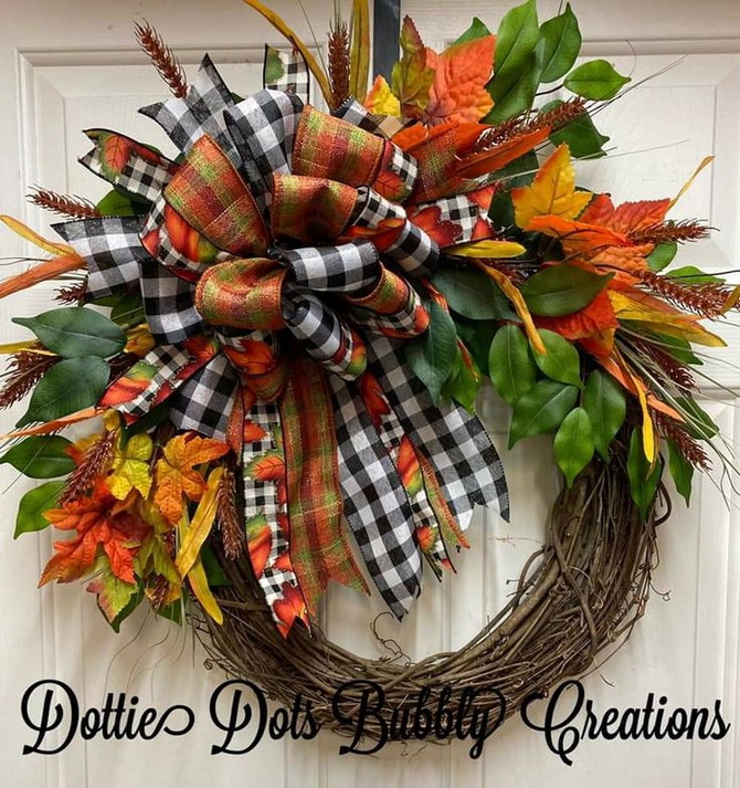 DIY Autumn Door Wreath: Master Class on Creating an Original Decoration 30