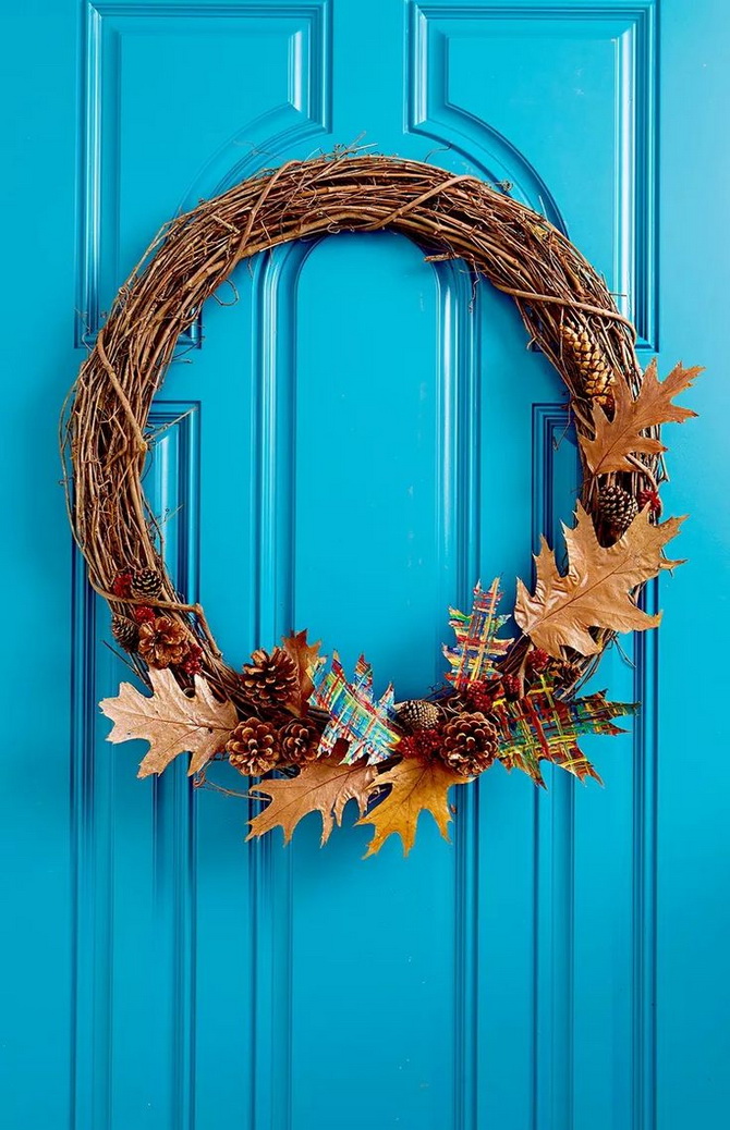 DIY Autumn Door Wreath: Master Class on Creating an Original Decoration 16