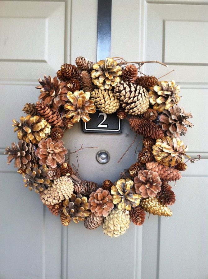 DIY Autumn Door Wreath: Master Class on Creating an Original Decoration 19