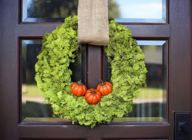 DIY Herbstkranz an der Tür: Meisterkurs zum Erstellen einer originellen Dekoration 31