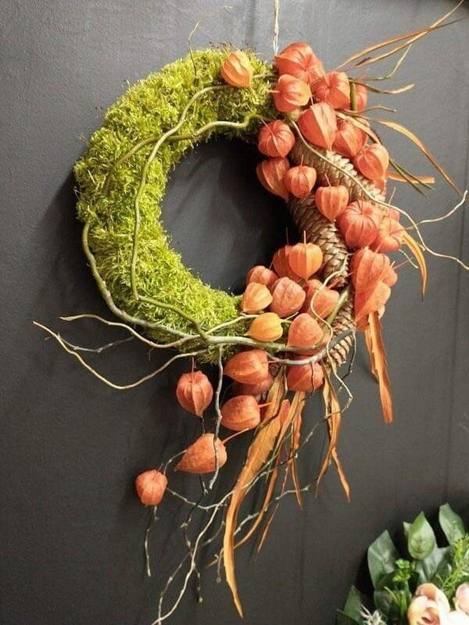 DIY Autumn Door Wreath: Master Class on Creating an Original Decoration 35