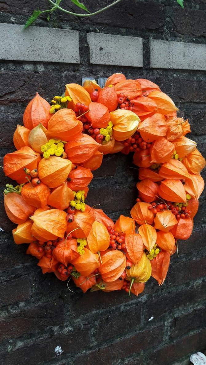 DIY Autumn Door Wreath: Master Class on Creating an Original Decoration 49