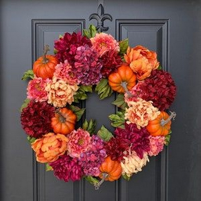 DIY Autumn Door Wreath: Master Class on Creating an Original Decoration 38