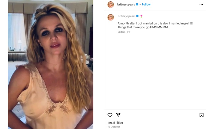 Britney Spears hat sich selbst geheiratet 3