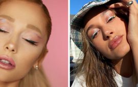 Holografische Pfeile – ein modischer Beauty-Trend im Herbst