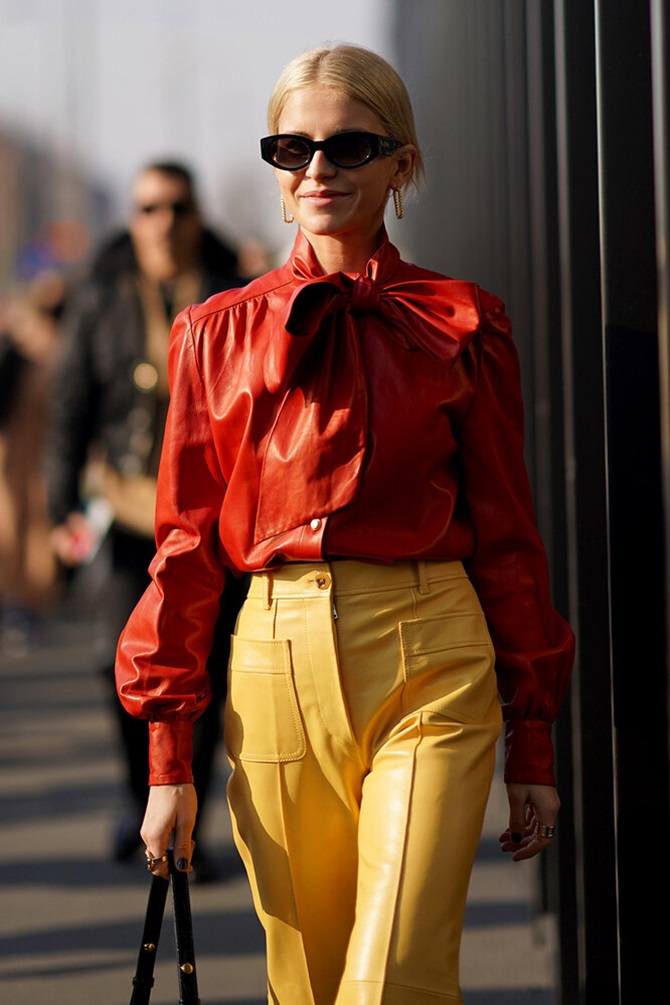 Blouse with a bow – a new trend of the fashion season 2024-2025 3