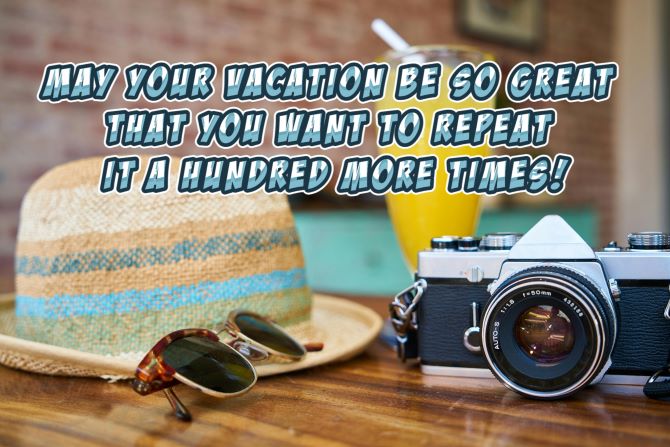 Have a nice vacation card – nice wishes 4