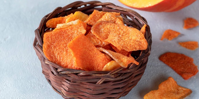 How to make homemade chips from sweet potato, pumpkin or zucchini 2