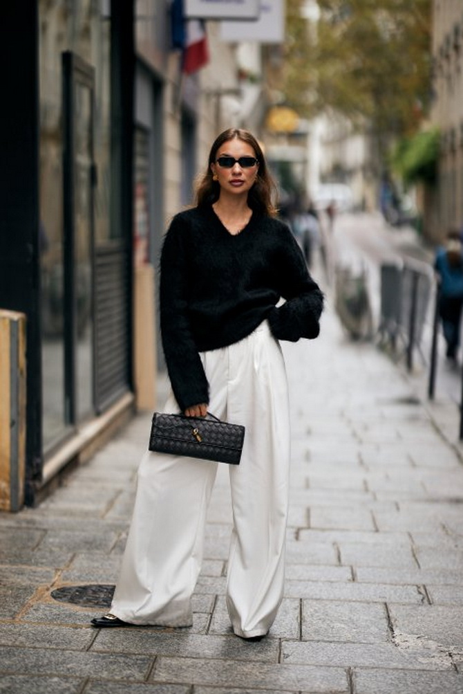 Monochromer Chic: Stylische Looks in Schwarz und Weiß für den Herbst 3