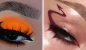 Halloween-Augen-Make-up: 5 einfache Optionen