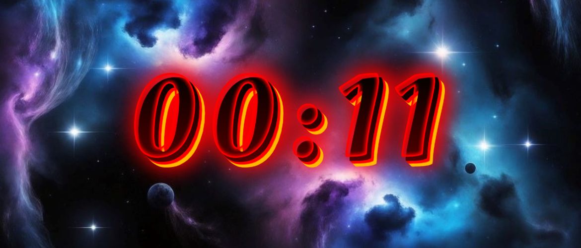 The magical meaning of the time 00:11 on the clock in angelic numerology