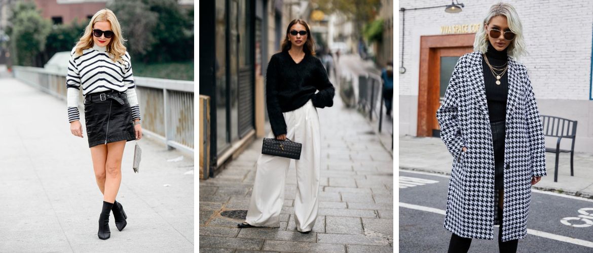 Monochromer Chic: Stylische Looks in Schwarz und Weiß für den Herbst