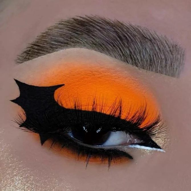 Halloween-Augen-Make-up: 5 einfache Optionen 3