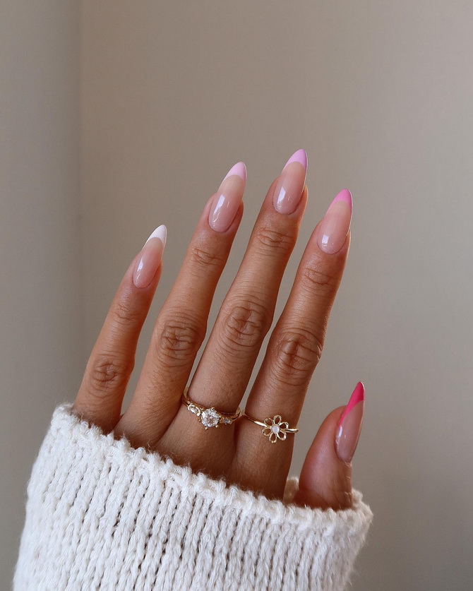 French manicure 2025: stylish accents and fresh ideas 46