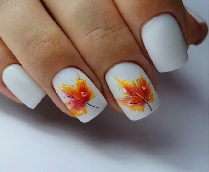 Leaf Manicure for Fall: 6 Stylish Ideas for Your Look 1