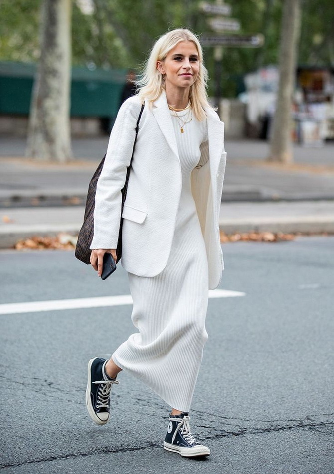 How to combine dresses with shoes in the fall: tips for stylish looks 14