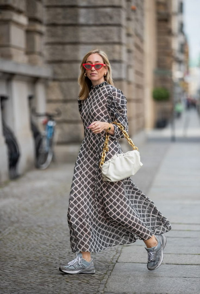 How to combine dresses with shoes in the fall: tips for stylish looks 16