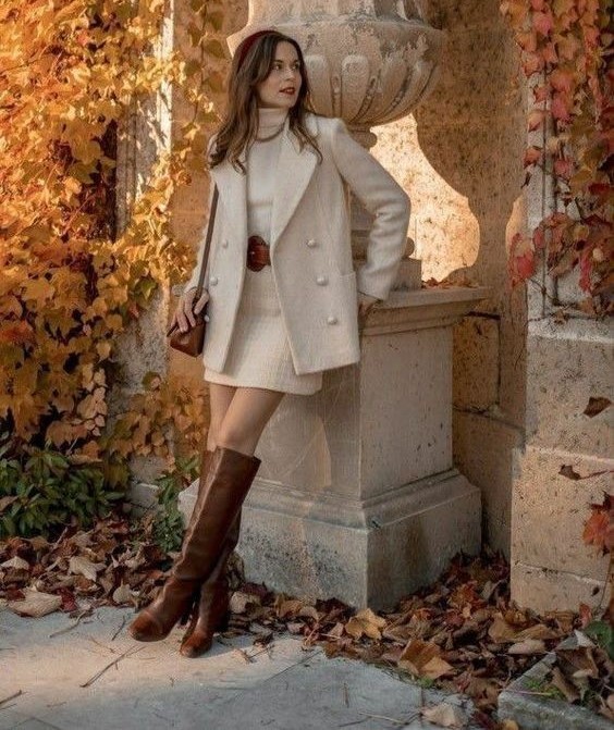 How to combine dresses with shoes in the fall: tips for stylish looks 8