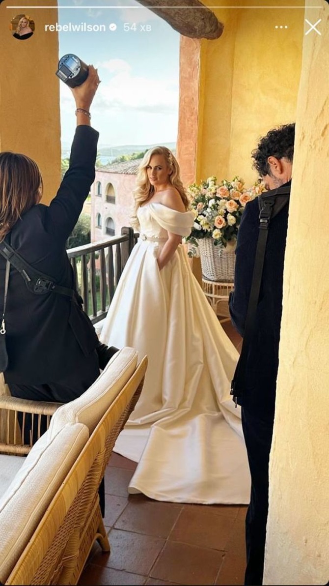 Rebel Wilson showed the first photos from the wedding with her partner 2