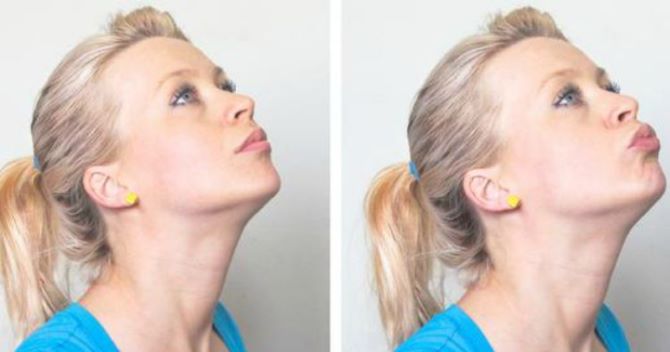 How to remove a double chin: 7 effective exercises 1