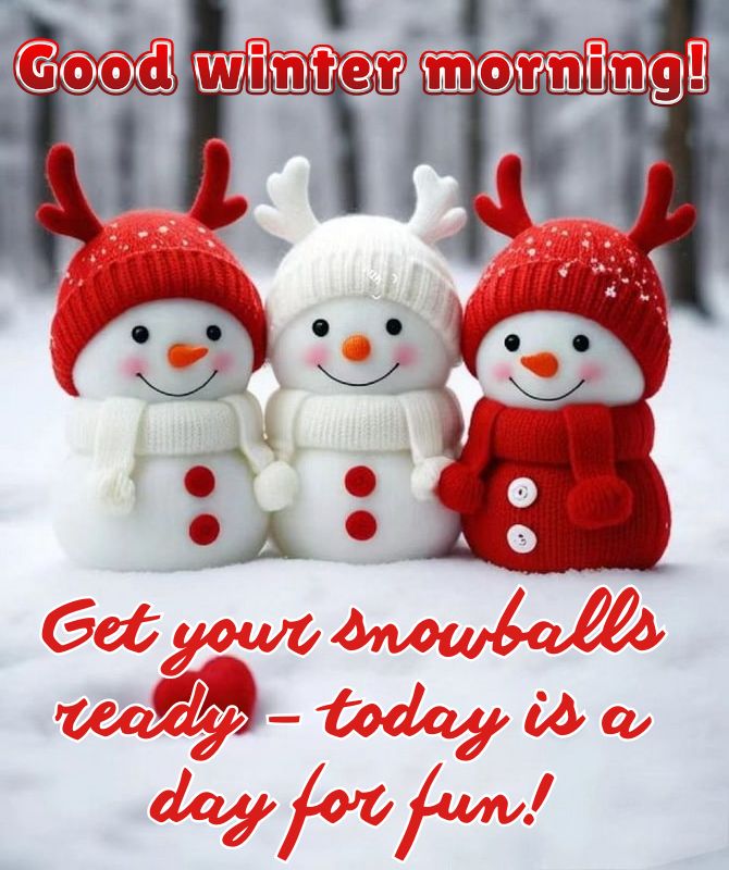 Good winter morning – cards and wishes 1