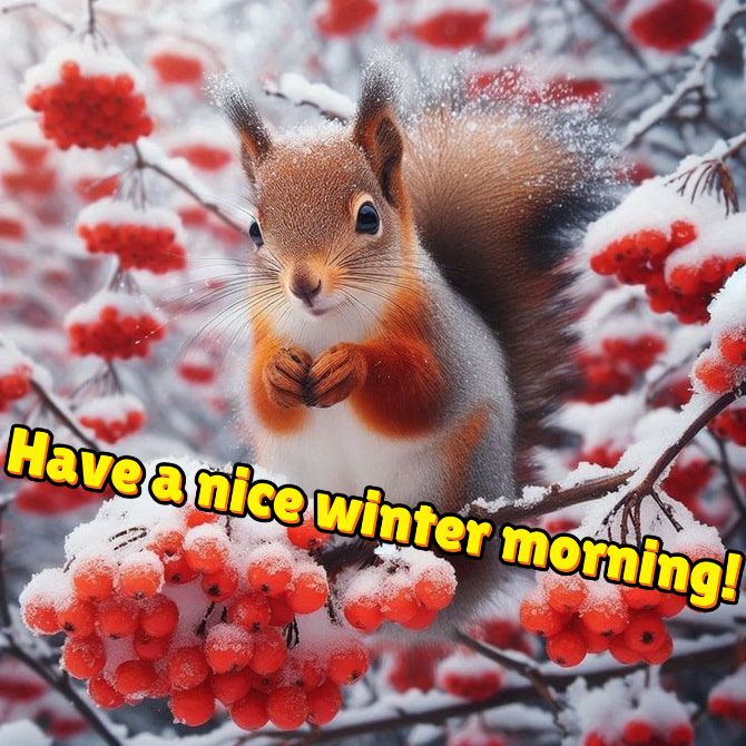 Good winter morning – cards and wishes 12