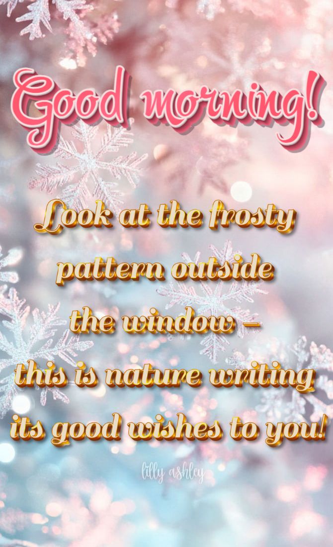 Good winter morning – cards and wishes 2