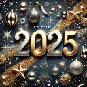 Новорічні картинки на 2025 рік Змії