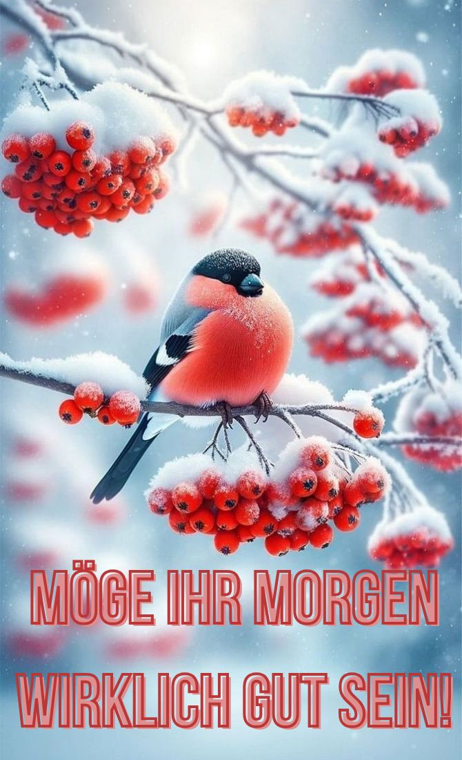 Guten Wintermorgen – Karten und Wünsche 11