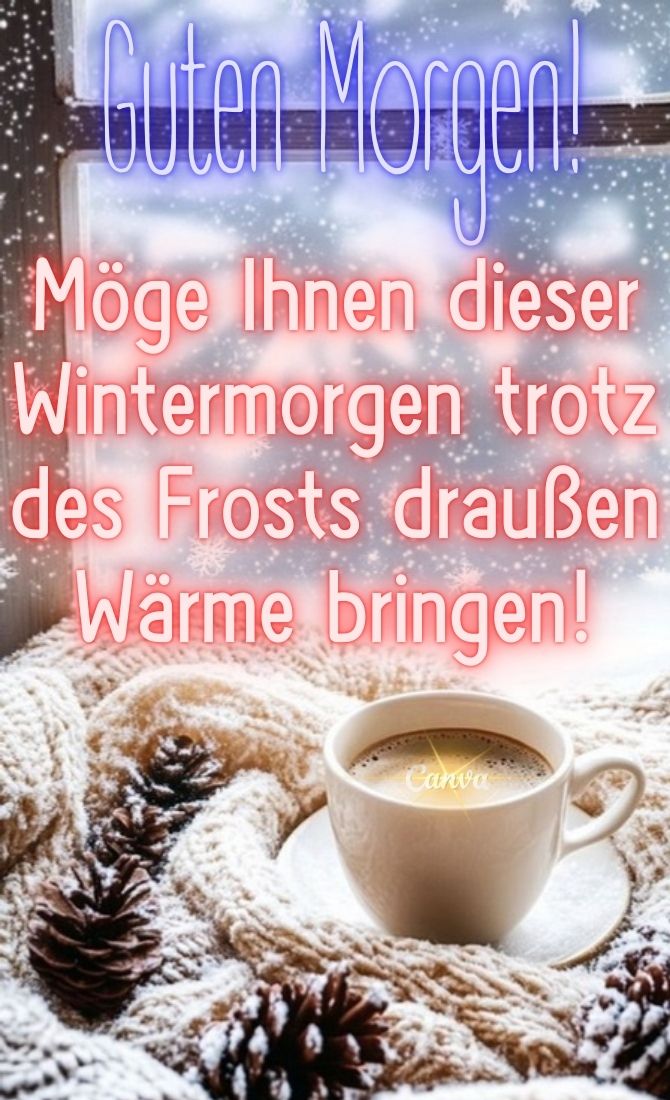 Guten Wintermorgen – Karten und Wünsche 8