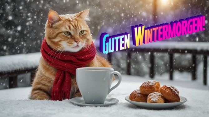 Guten Wintermorgen – Karten und Wünsche 9