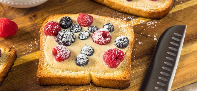 3 süße Frühstückstoasts, die einfach zuzubereiten sind 2