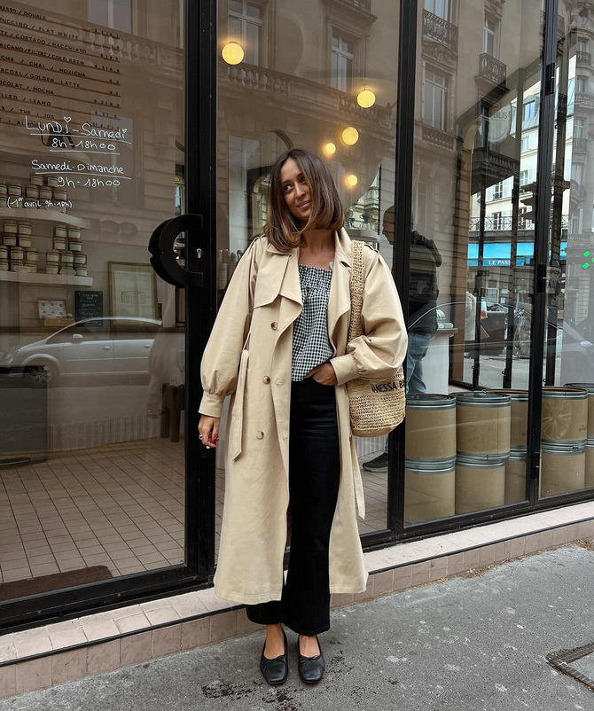 Stilvolle Ideen für Looks mit einem Trenchcoat für jeden Tag 2